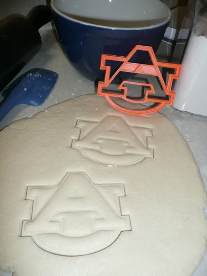 University Of Auburn UA Letters Alabama Tigers Cookie Cutter Made in USA PR704