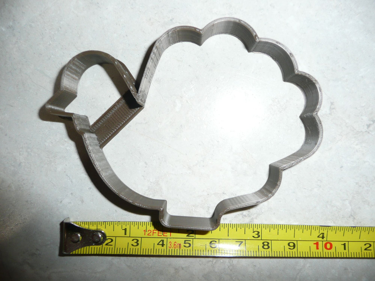 Turkey Side Facing Bird Thanksgiving Holiday Feast Cookie Cutter USA PR2942