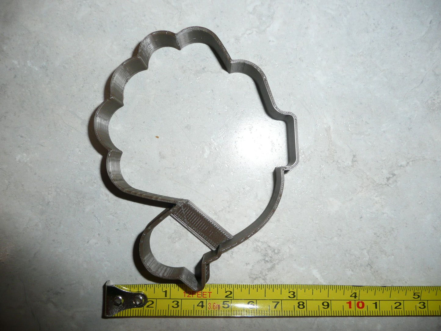 Turkey Side Facing Bird Thanksgiving Holiday Feast Cookie Cutter USA PR2942