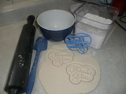 Thank You Text Words Thanks Appreciation Gratitude Cookie Cutter USA PR3243