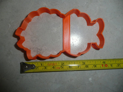 Girl In Pumpkin Dress Costume Trick Or Treat Halloween Cookie Cutter USA PR3096