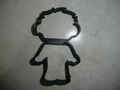 Boy In Skeleton Costume Trick Or Treat Halloween Cookie Cutter USA PR3097