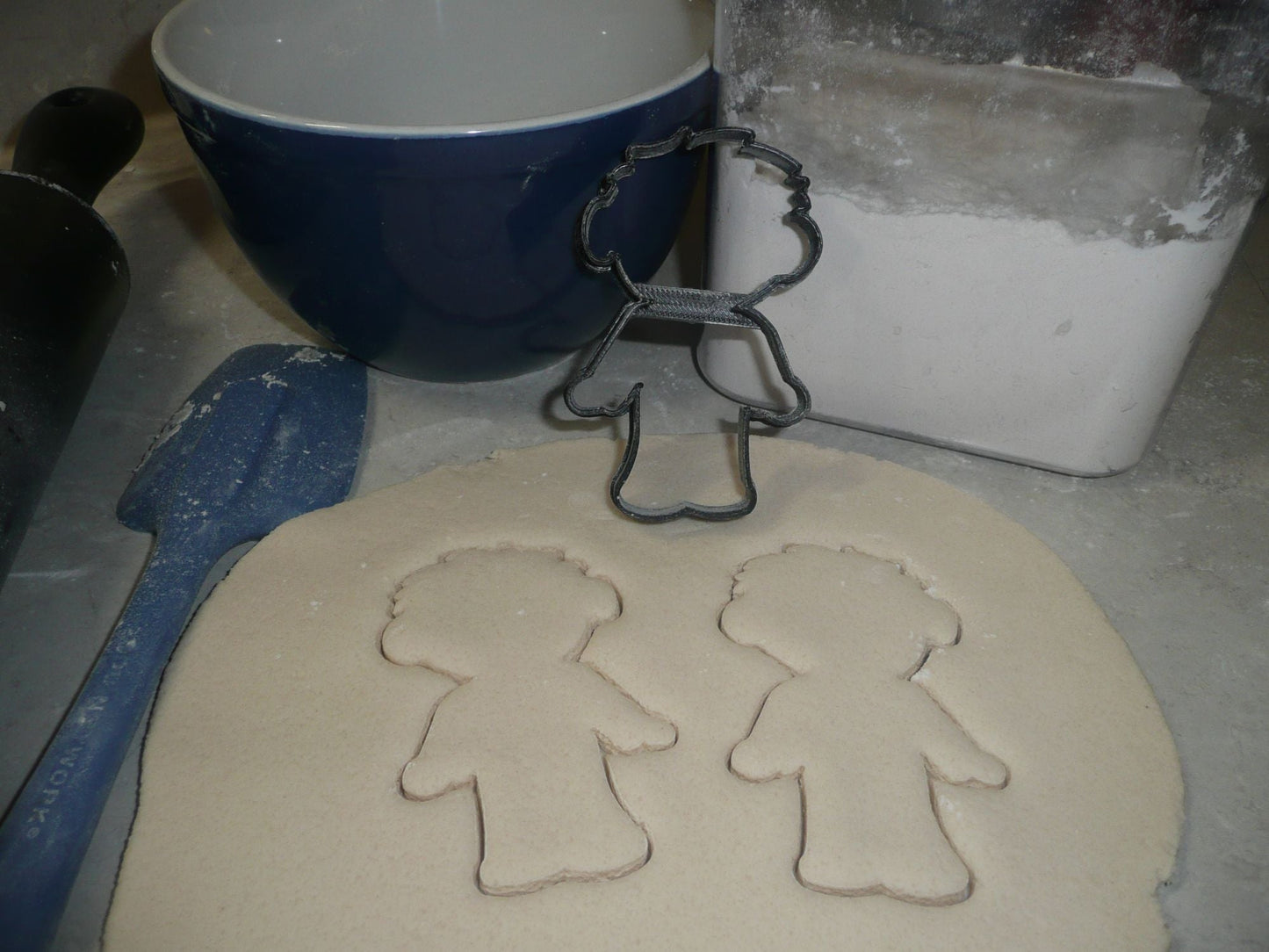 Boy In Skeleton Costume Trick Or Treat Halloween Cookie Cutter USA PR3097
