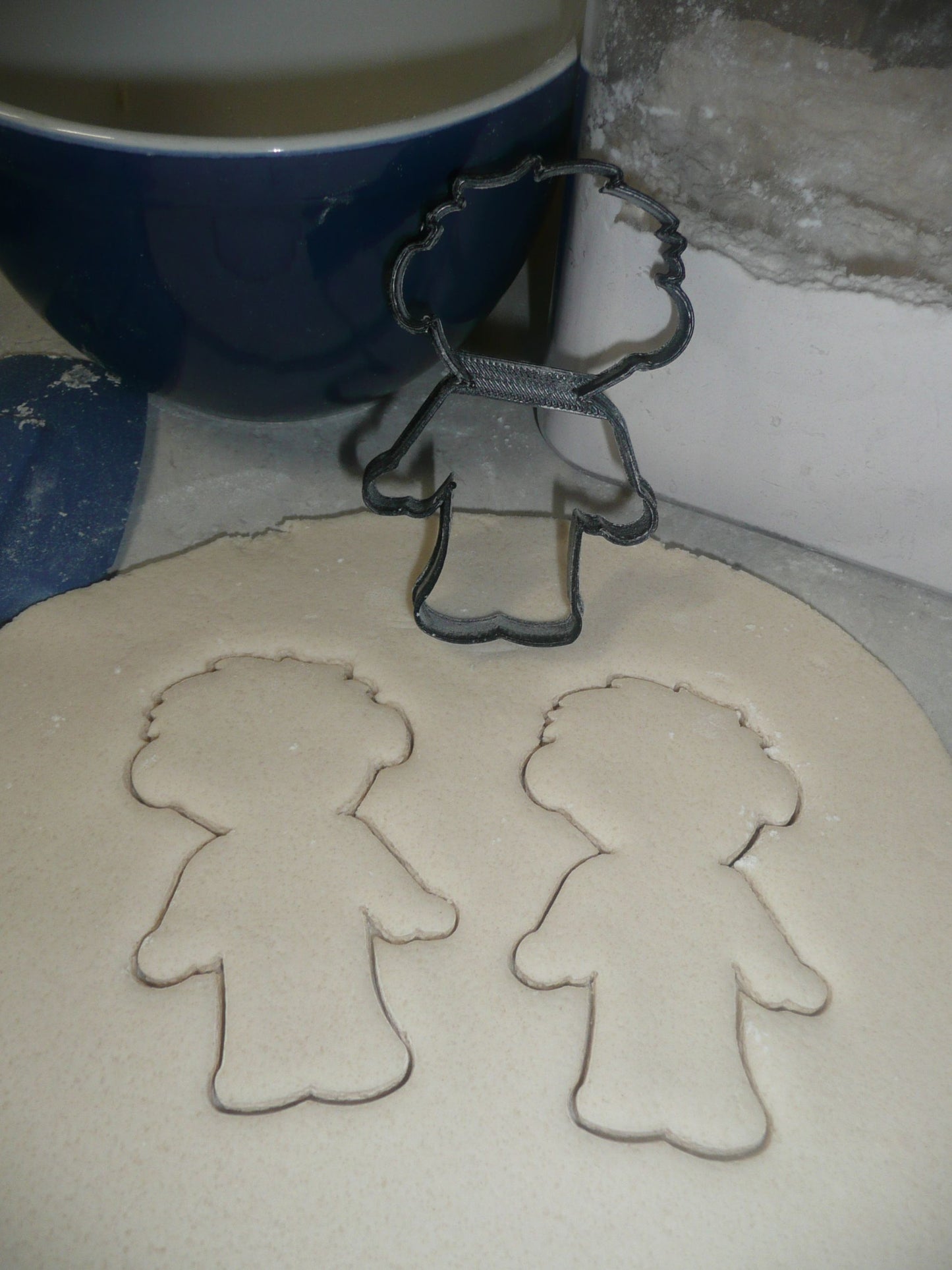 Boy In Skeleton Costume Trick Or Treat Halloween Cookie Cutter USA PR3097