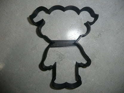 Girl Skeleton Costume Trick Or Treat Halloween Outline Cookie Cutter USA PR3112