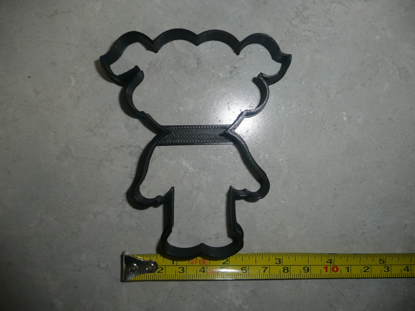 Girl Skeleton Costume Trick Or Treat Halloween Outline Cookie Cutter USA PR3112