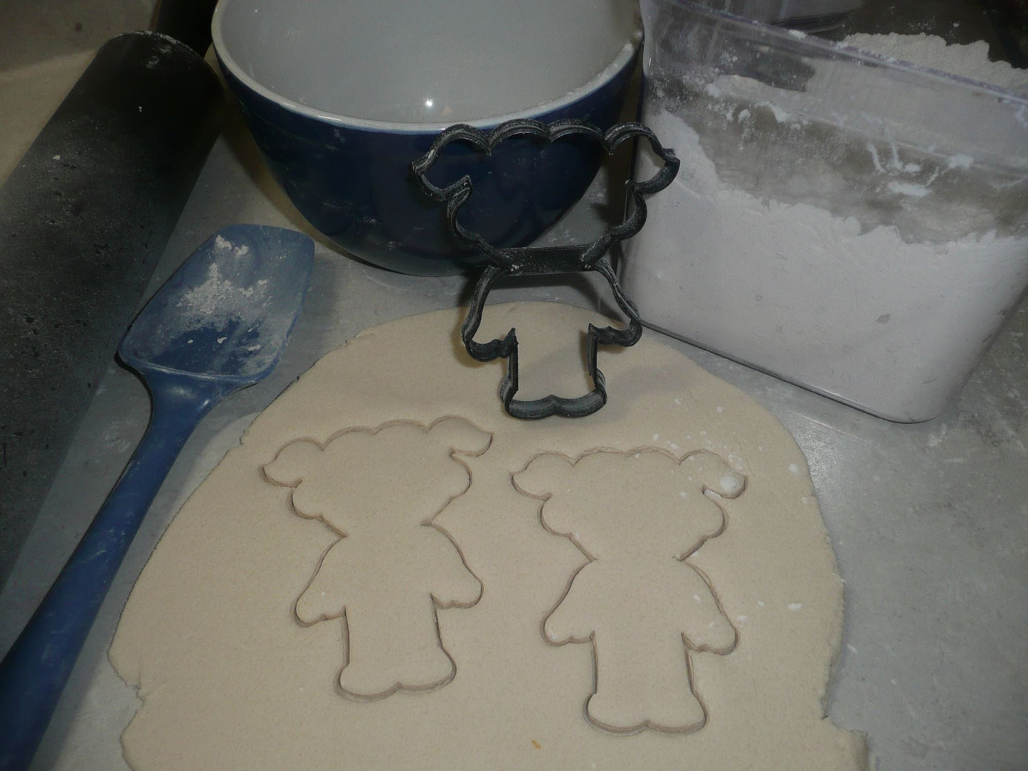 Girl Skeleton Costume Trick Or Treat Halloween Outline Cookie Cutter USA PR3112