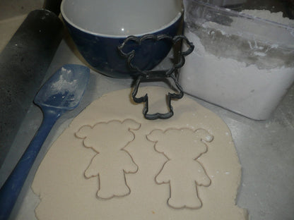 Girl Skeleton Costume Trick Or Treat Halloween Outline Cookie Cutter USA PR3112