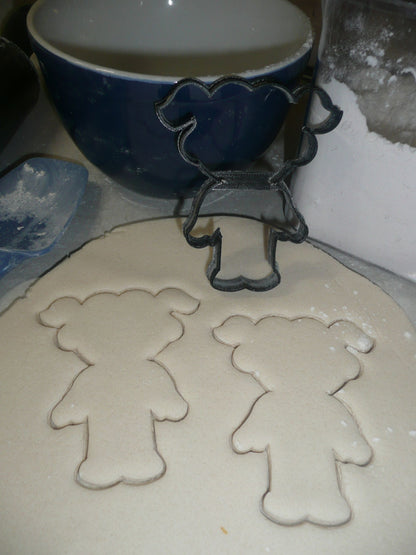 Girl Skeleton Costume Trick Or Treat Halloween Outline Cookie Cutter USA PR3112