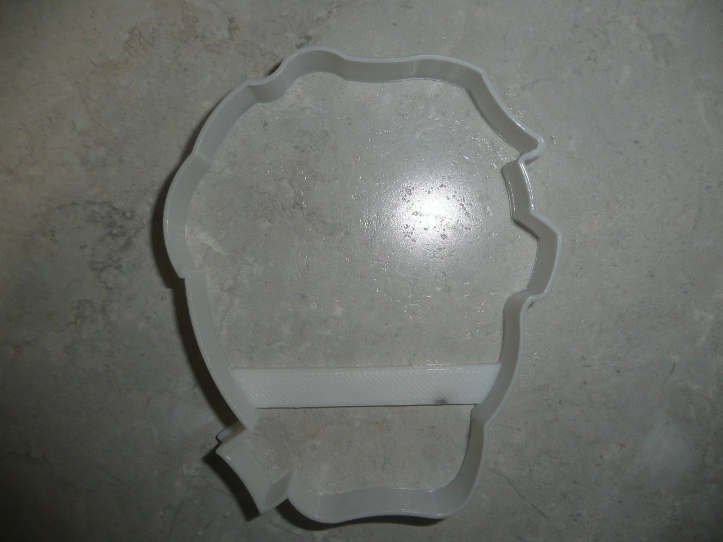 Mummy Face Outline Wrapped Monster Halloween Cookie Cutter USA PR3120