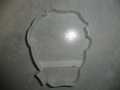 Mummy Face Outline Wrapped Monster Halloween Cookie Cutter USA PR3120