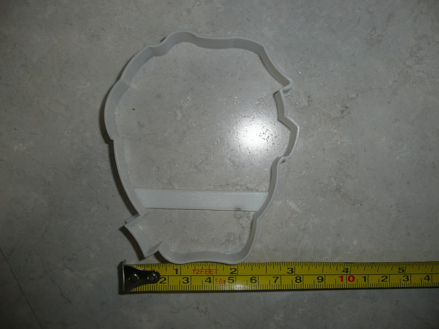 Mummy Face Outline Wrapped Monster Halloween Cookie Cutter USA PR3120