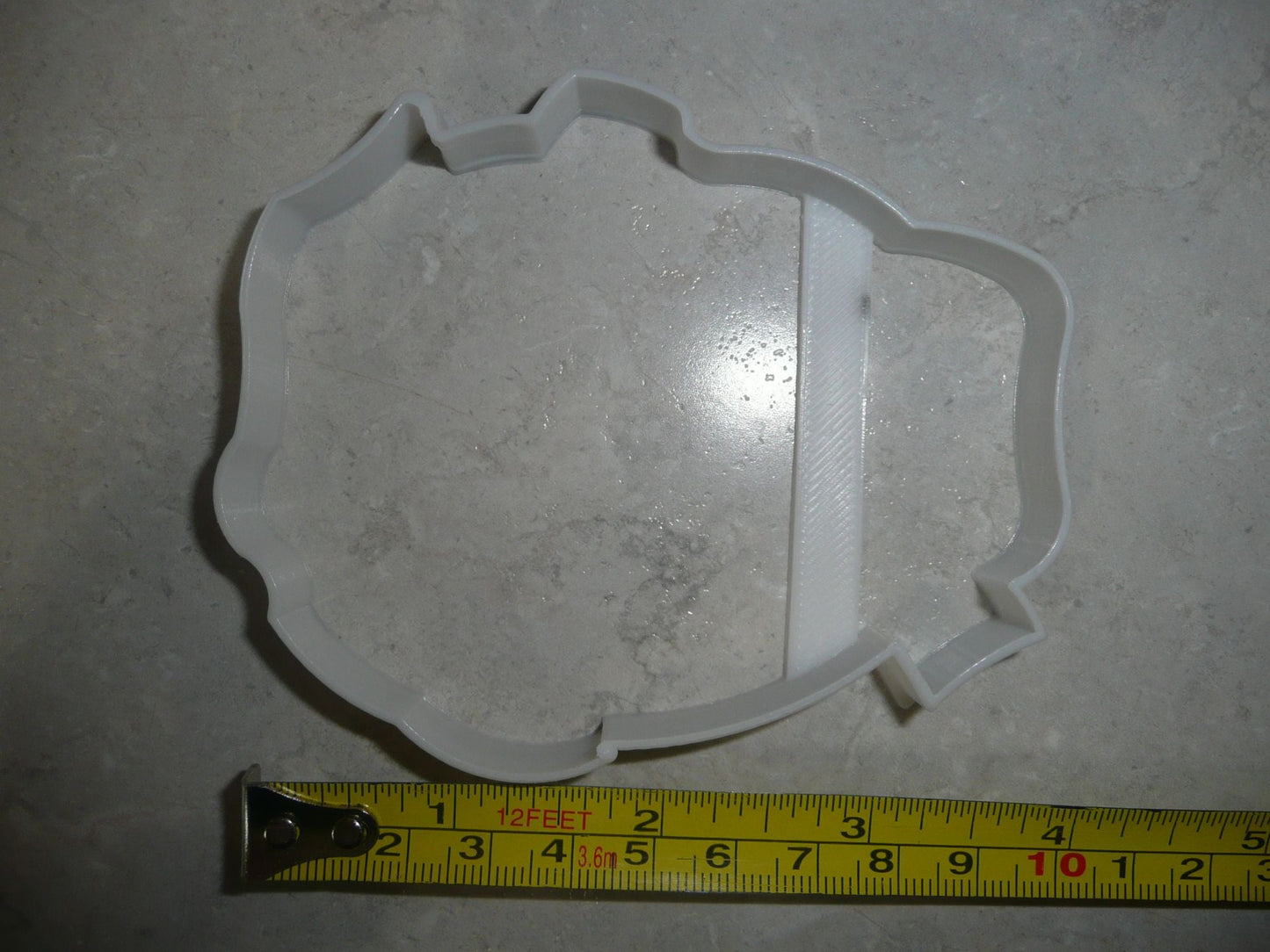 Mummy Face Outline Wrapped Monster Halloween Cookie Cutter USA PR3120