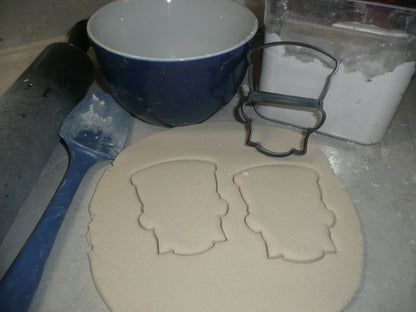 Frankenstein Face Outline Scary Monster Halloween Cookie Cutter USA PR3121