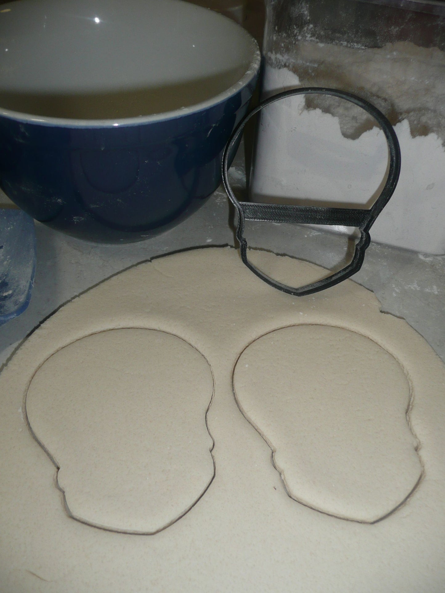 Bride Of Frankenstein Face Outline Monster Halloween Cookie Cutter USA PR3122