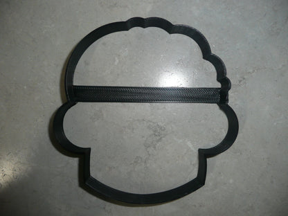 Monster Face Outline Scary Creature Halloween Cookie Cutter USA PR3123