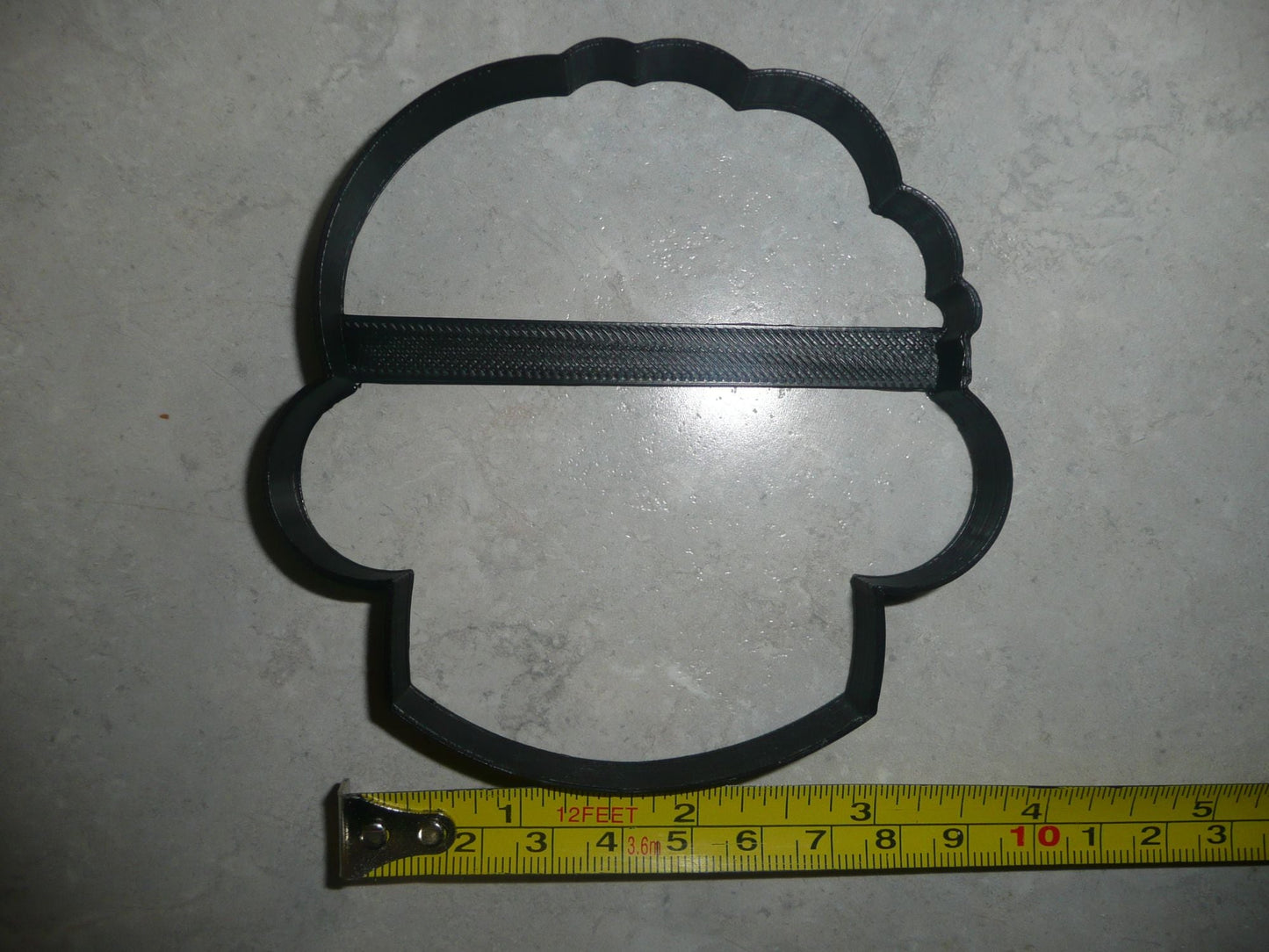 Monster Face Outline Scary Creature Halloween Cookie Cutter USA PR3123