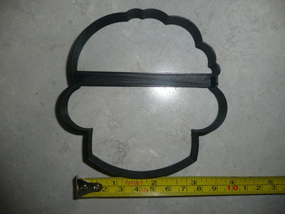 Monster Face Outline Scary Creature Halloween Cookie Cutter USA PR3123