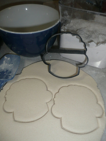 Monster Face Outline Scary Creature Halloween Cookie Cutter USA PR3123