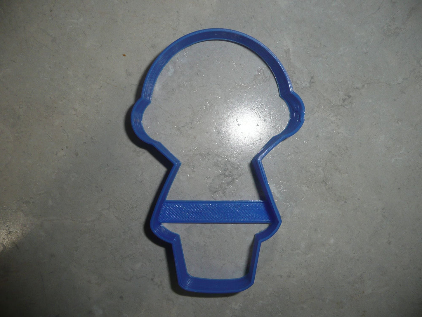 Boy Body With Round Head Outline Vintage Kid Toy Design Cookie Cutter USA PR3070