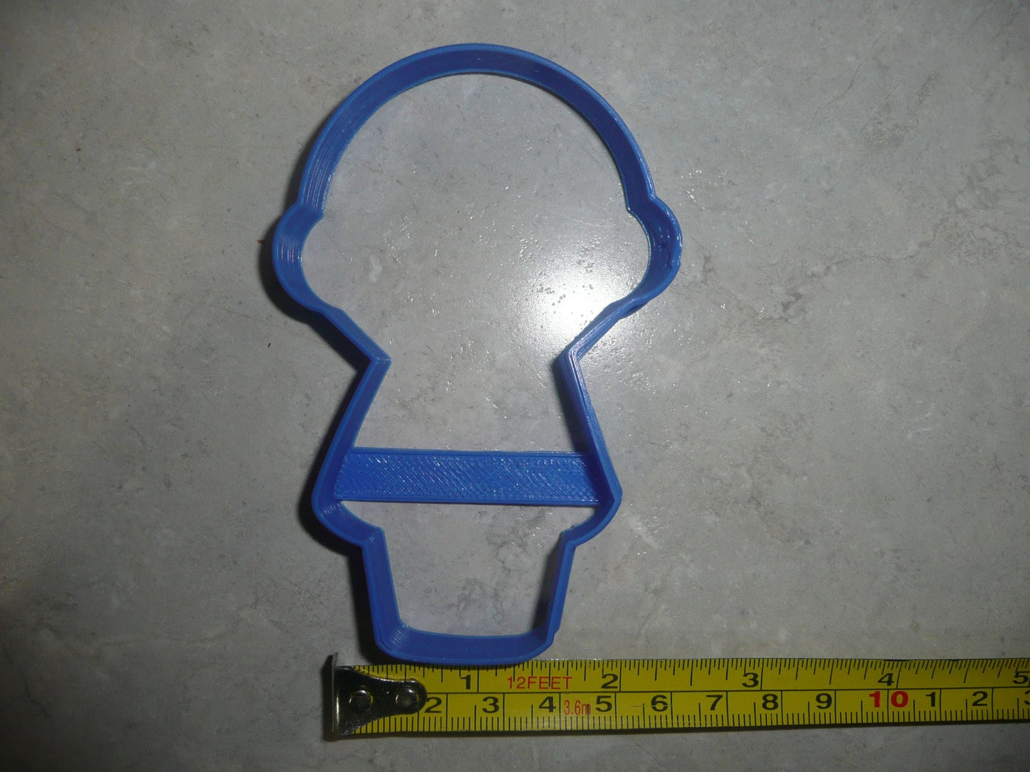 Boy Body With Round Head Outline Vintage Kid Toy Design Cookie Cutter USA PR3070