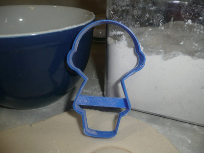 Boy Body With Round Head Outline Vintage Kid Toy Design Cookie Cutter USA PR3070