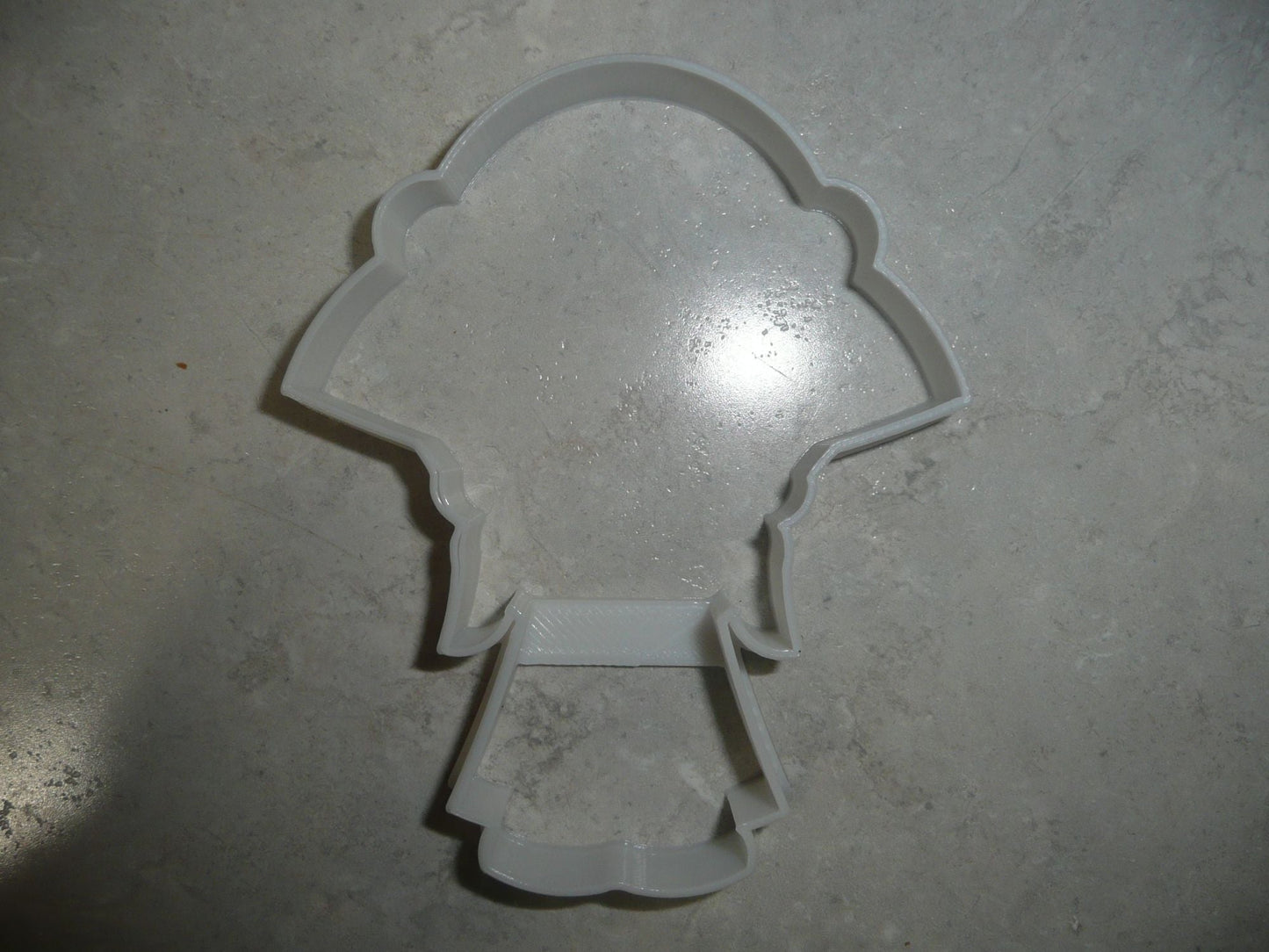 Pilgrim Girl Outline Plymouth Colony English Settler Cookie Cutter USA PR3109