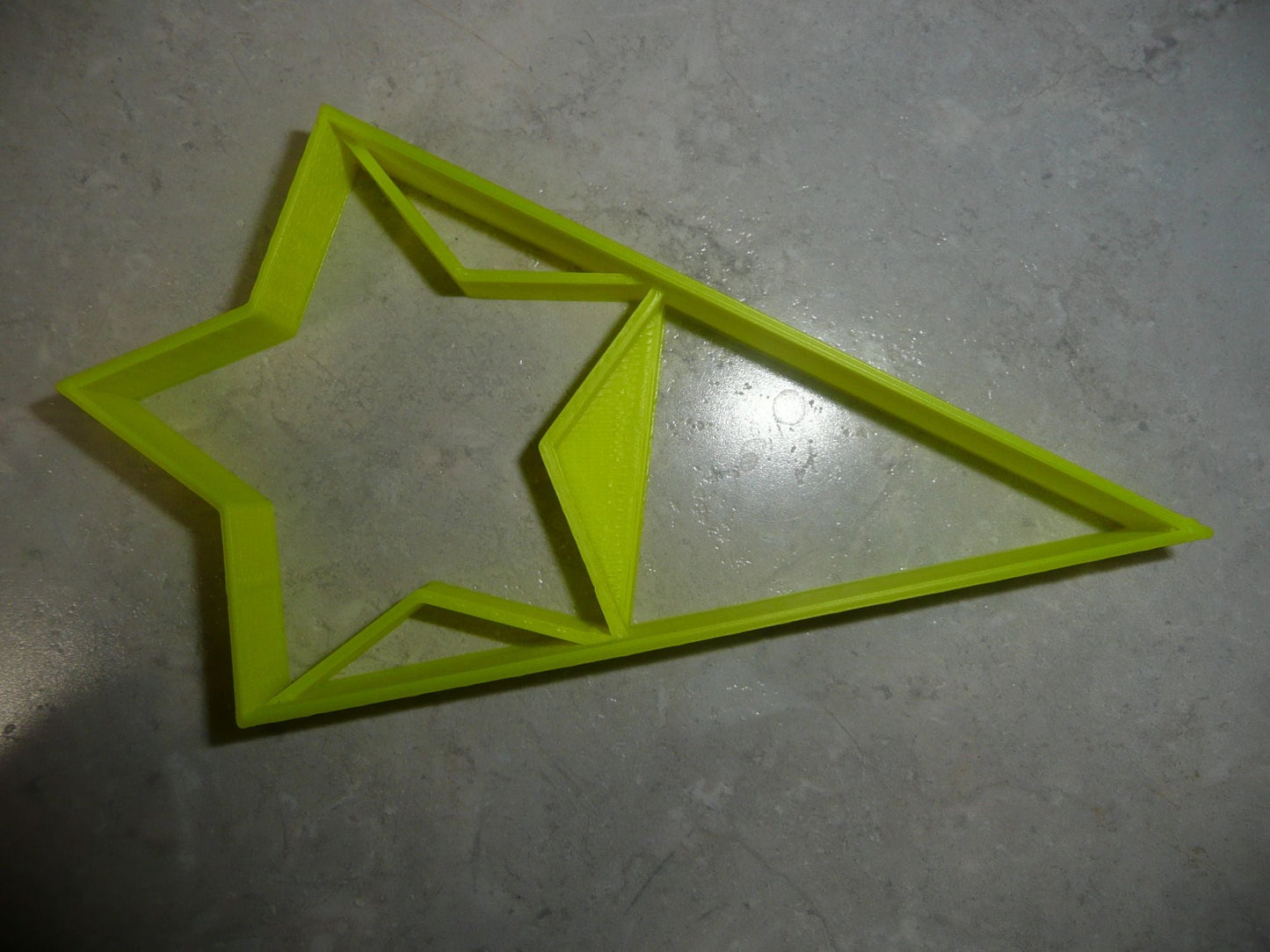 Star With Triangle Medium Size Award Design Flag Cookie Cutter USA PR3047