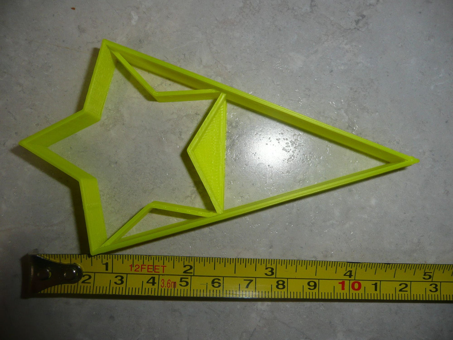 Star With Triangle Medium Size Award Design Flag Cookie Cutter USA PR3047