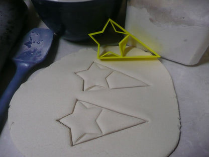 Star With Triangle Medium Size Award Design Flag Cookie Cutter USA PR3047