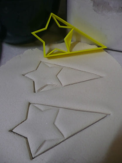 Star With Triangle Medium Size Award Design Flag Cookie Cutter USA PR3047