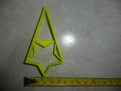 Star With Triangle Small Size Award Design Flag Cookie Cutter USA PR3048