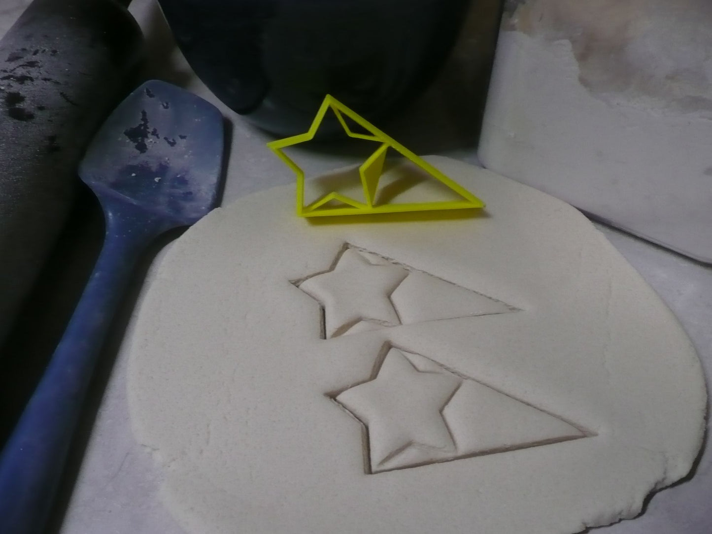 Star With Triangle Small Size Award Design Flag Cookie Cutter USA PR3048