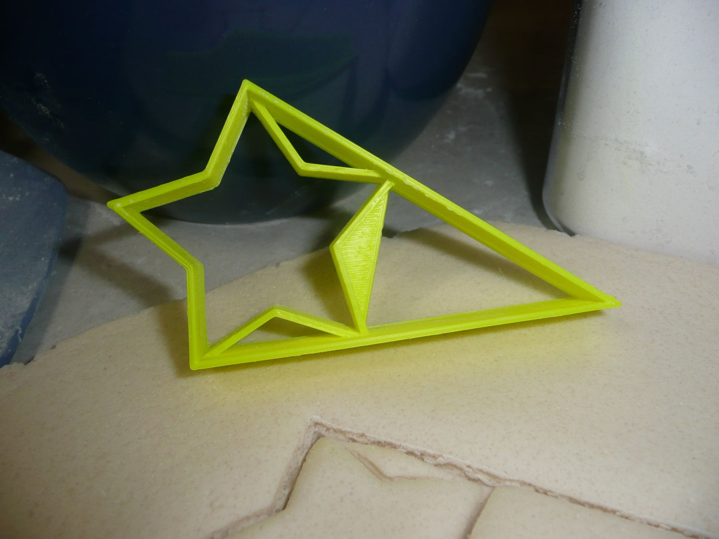 Star With Triangle Small Size Award Design Flag Cookie Cutter USA PR3048