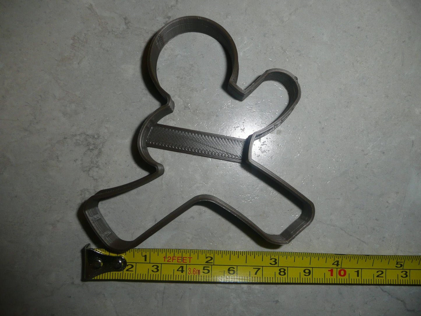 Ninja Gingerbread Man Outline Pose 1 Christmas Cookie Cutter USA PR3208