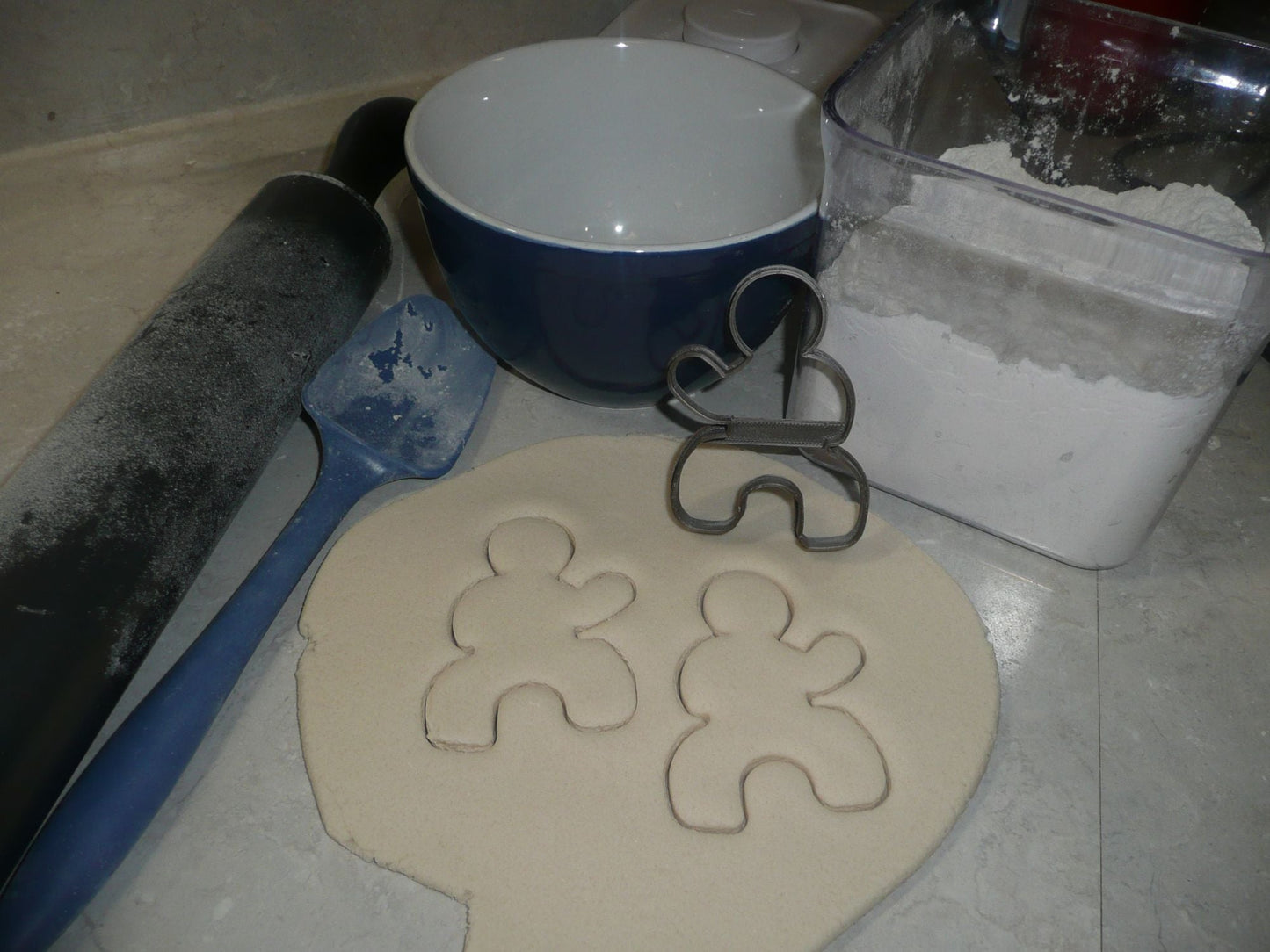 Ninja Gingerbread Man Outline Pose 2 Christmas Cookie Cutter USA PR3209