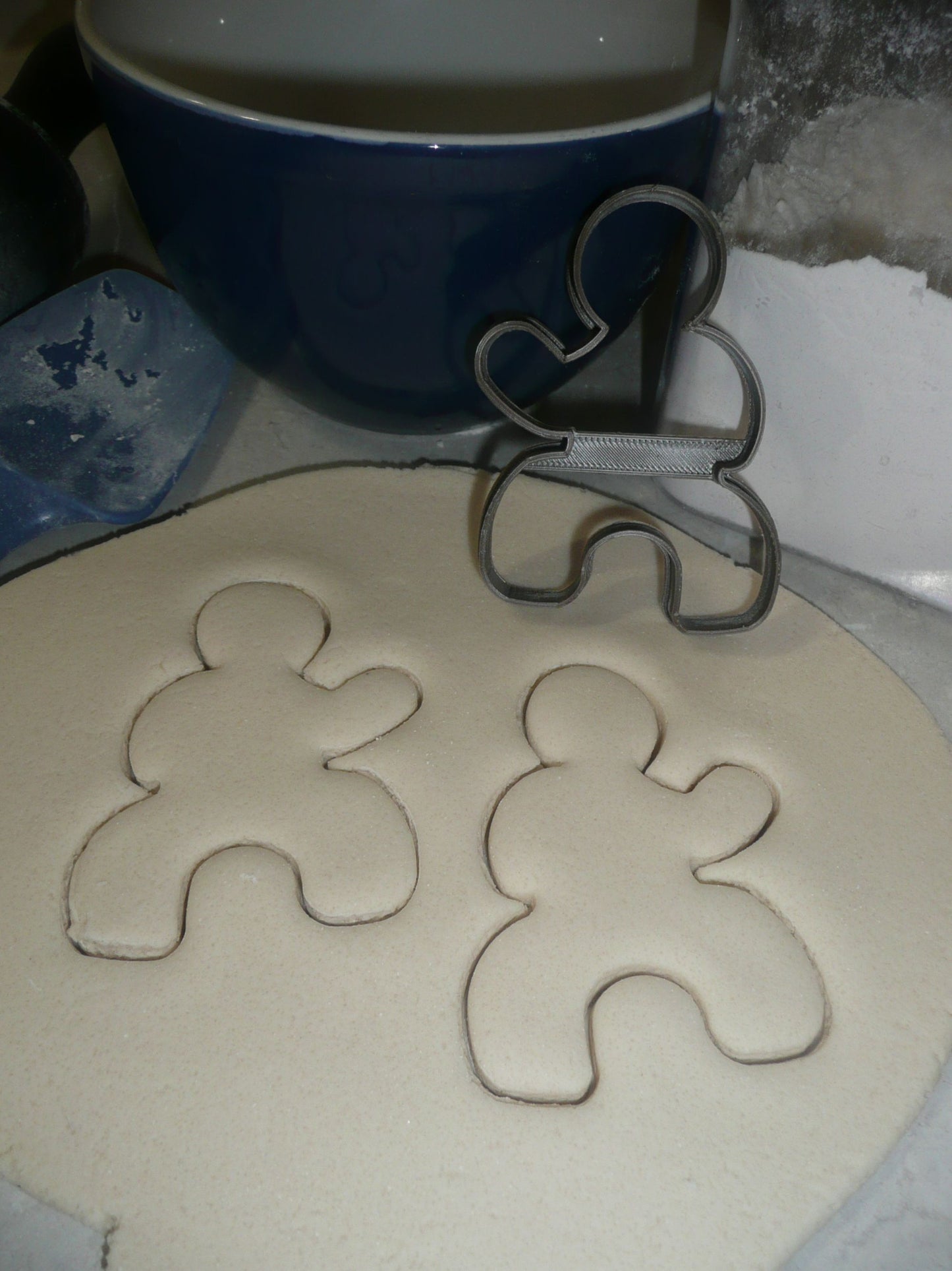 Ninja Gingerbread Man Outline Pose 2 Christmas Cookie Cutter USA PR3209