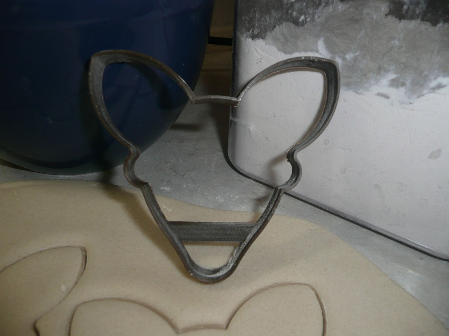 Doe Face Outline Female Deer Outdoors Reindeer Christmas Cookie Cutter PR3218