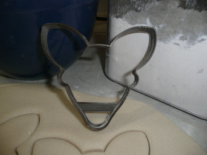 Doe Face Outline Female Deer Outdoors Reindeer Christmas Cookie Cutter PR3218