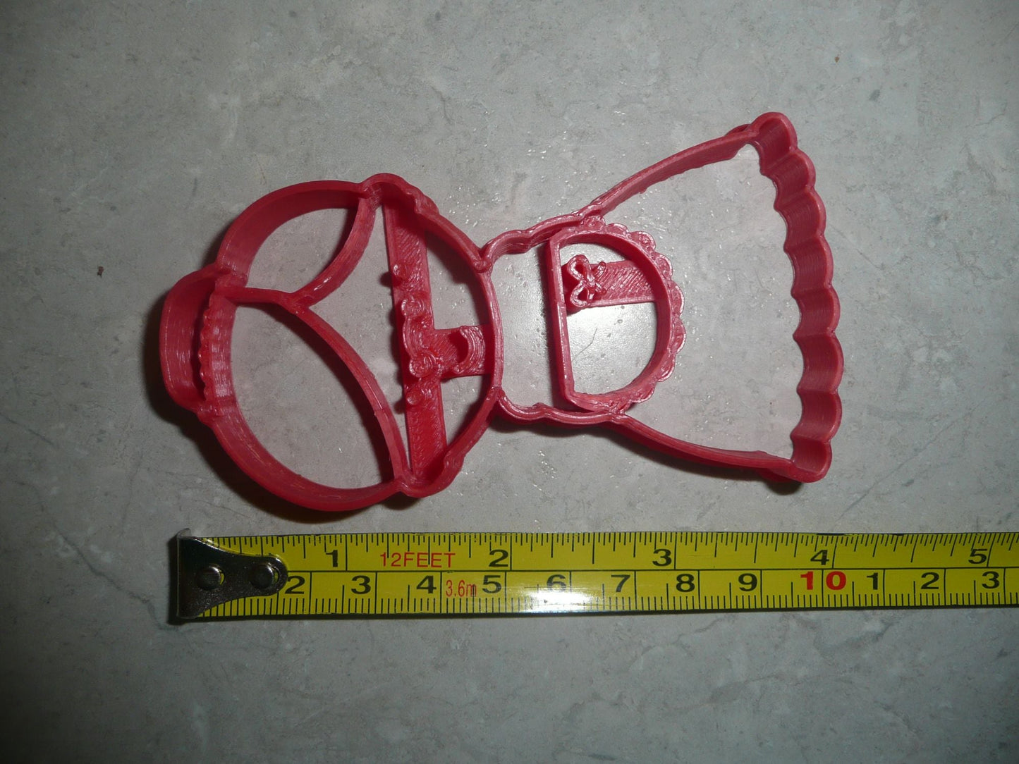 Mrs Claus With Details Dress Apron Santa Wife Christmas Cookie Cutter USA PR3265