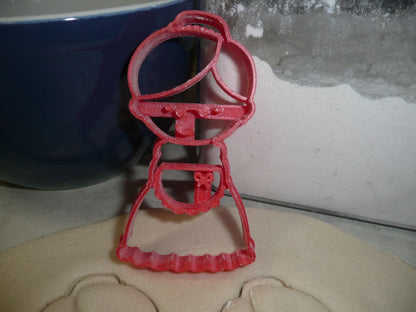 Mrs Claus With Details Dress Apron Santa Wife Christmas Cookie Cutter USA PR3265