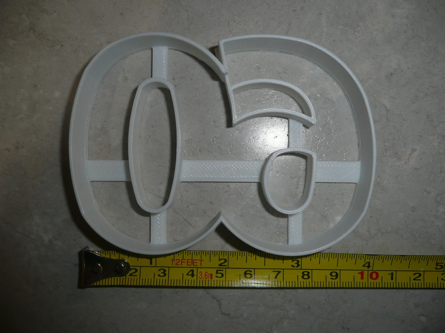 Number 60 Sixty Anniversary Birthday Sports Party Cookie Cutter USA PR108-60