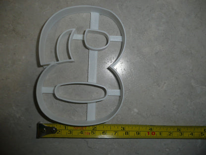 Number 60 Sixty Anniversary Birthday Sports Party Cookie Cutter USA PR108-60