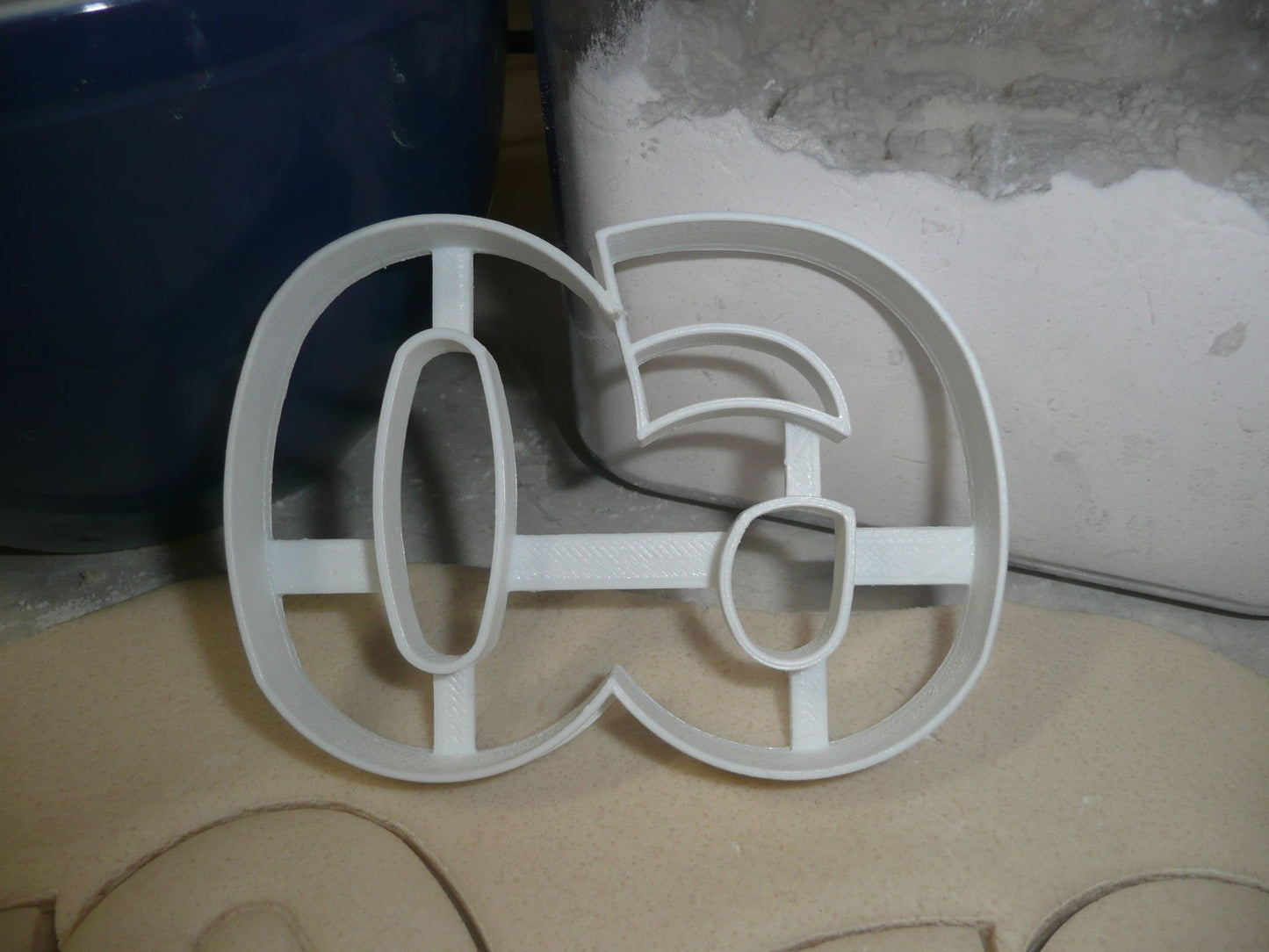 Number 60 Sixty Anniversary Birthday Sports Party Cookie Cutter USA PR108-60