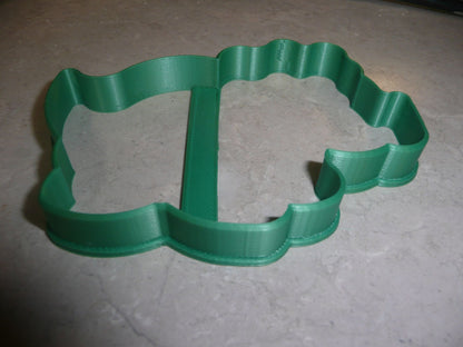 Triceratops Dinosaur Three Horns Dino Outline Cookie Cutter USA PR3162