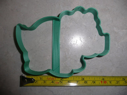 Triceratops Dinosaur Three Horns Dino Outline Cookie Cutter USA PR3162