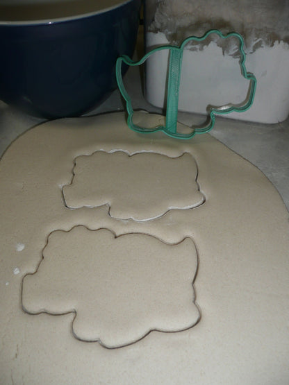 Triceratops Dinosaur Three Horns Dino Outline Cookie Cutter USA PR3162