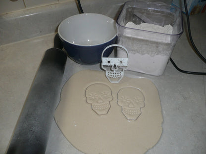 Sugar Skull Dia De Los Muertos Day Of The Dead Cookie Cutter USA PR3255
