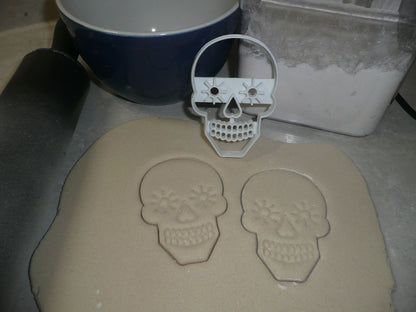Sugar Skull Dia De Los Muertos Day Of The Dead Cookie Cutter USA PR3255