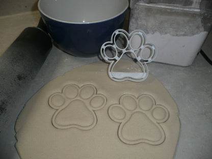 Large Paw Print Dog Cat Wolf Coyote Bobcat Cougar Cookie Cutter USA PR3216